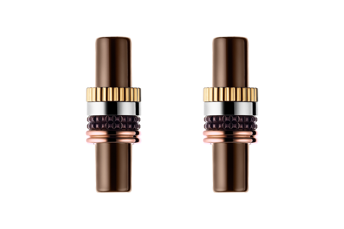  Boucheron 'Quatre Classique' cufflinks in gold and ceramic