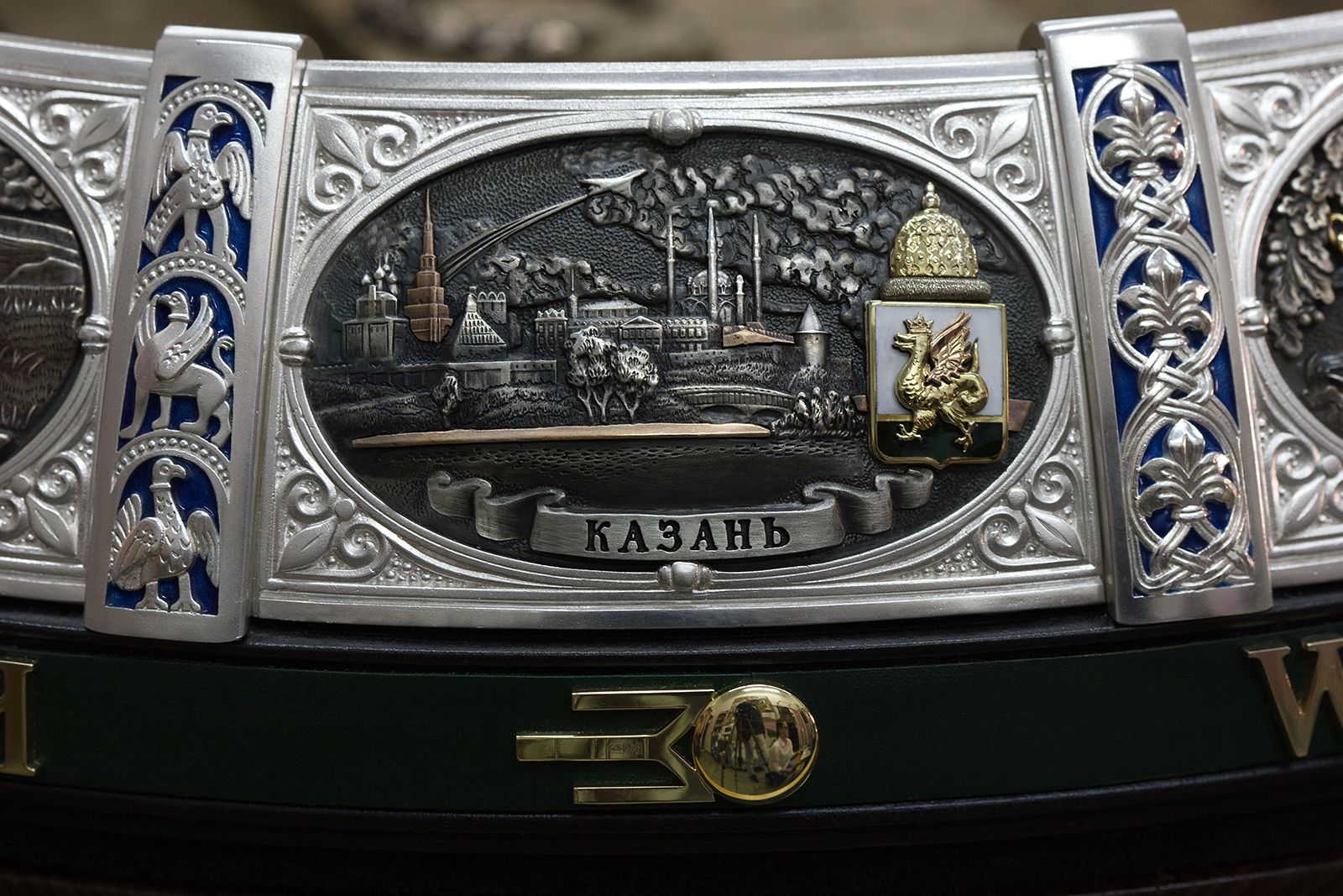  'Stadium 13' art object by MYAGKOV atelier and Mark Kremer collection depicting Kazan