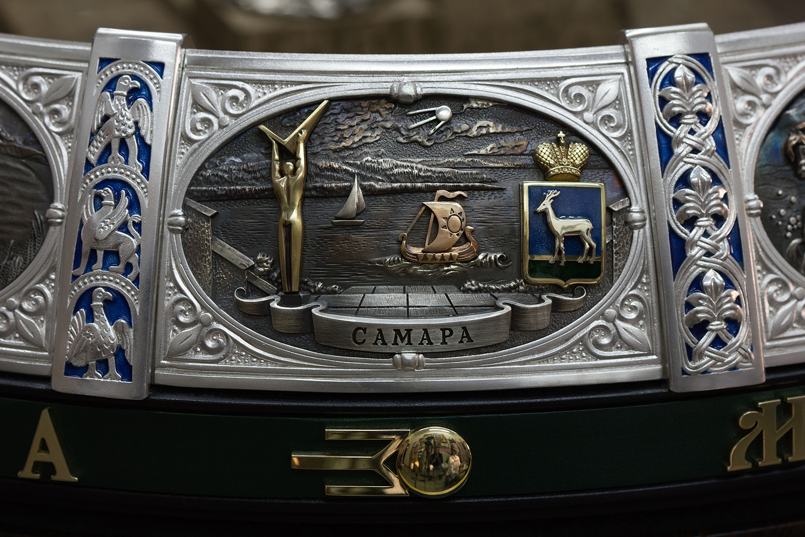  'Stadium 13' art object by MYAGKOV atelier and Mark Kremer collection depicting Samara