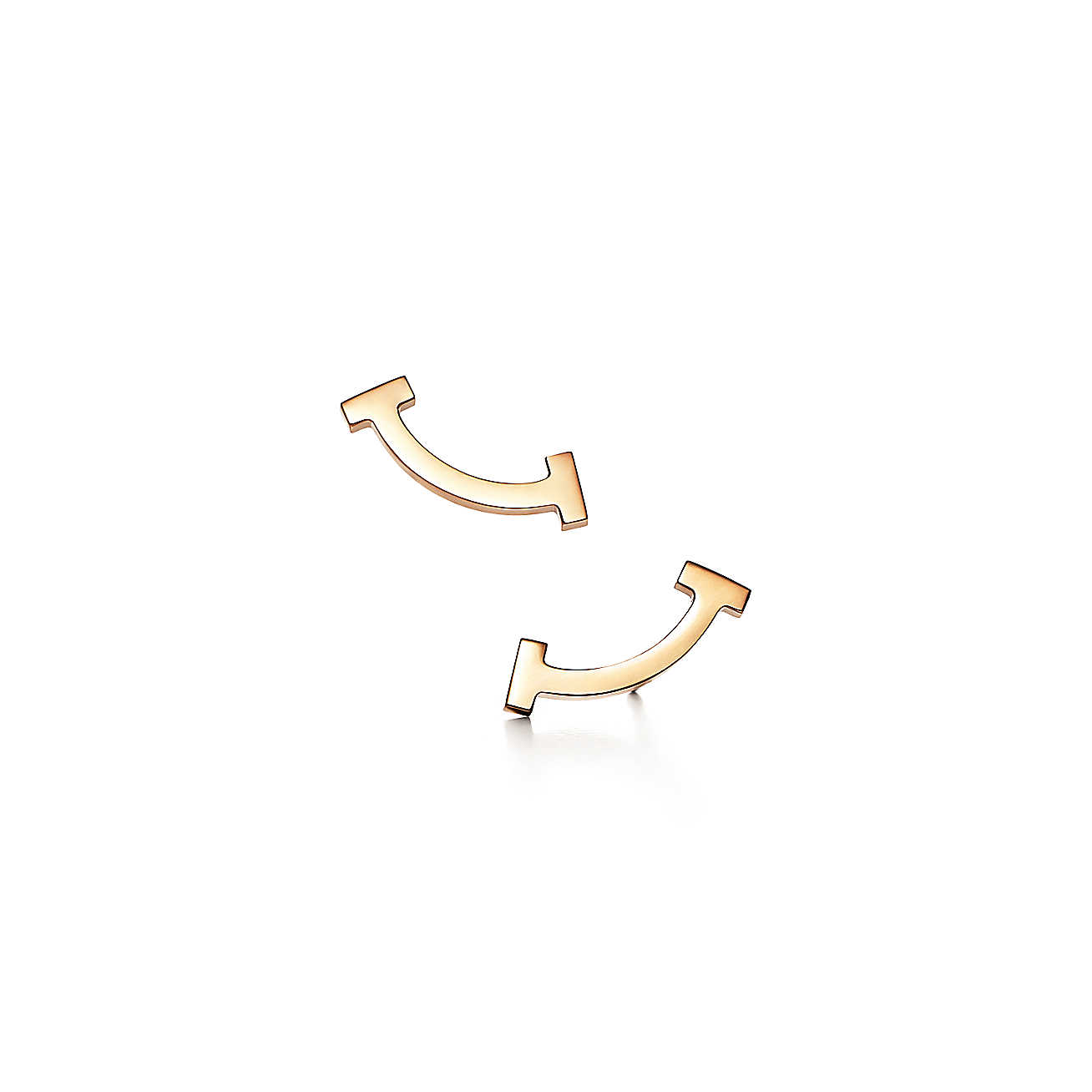  Tiffany & Co. 'T Smile' earrings in yellow gold