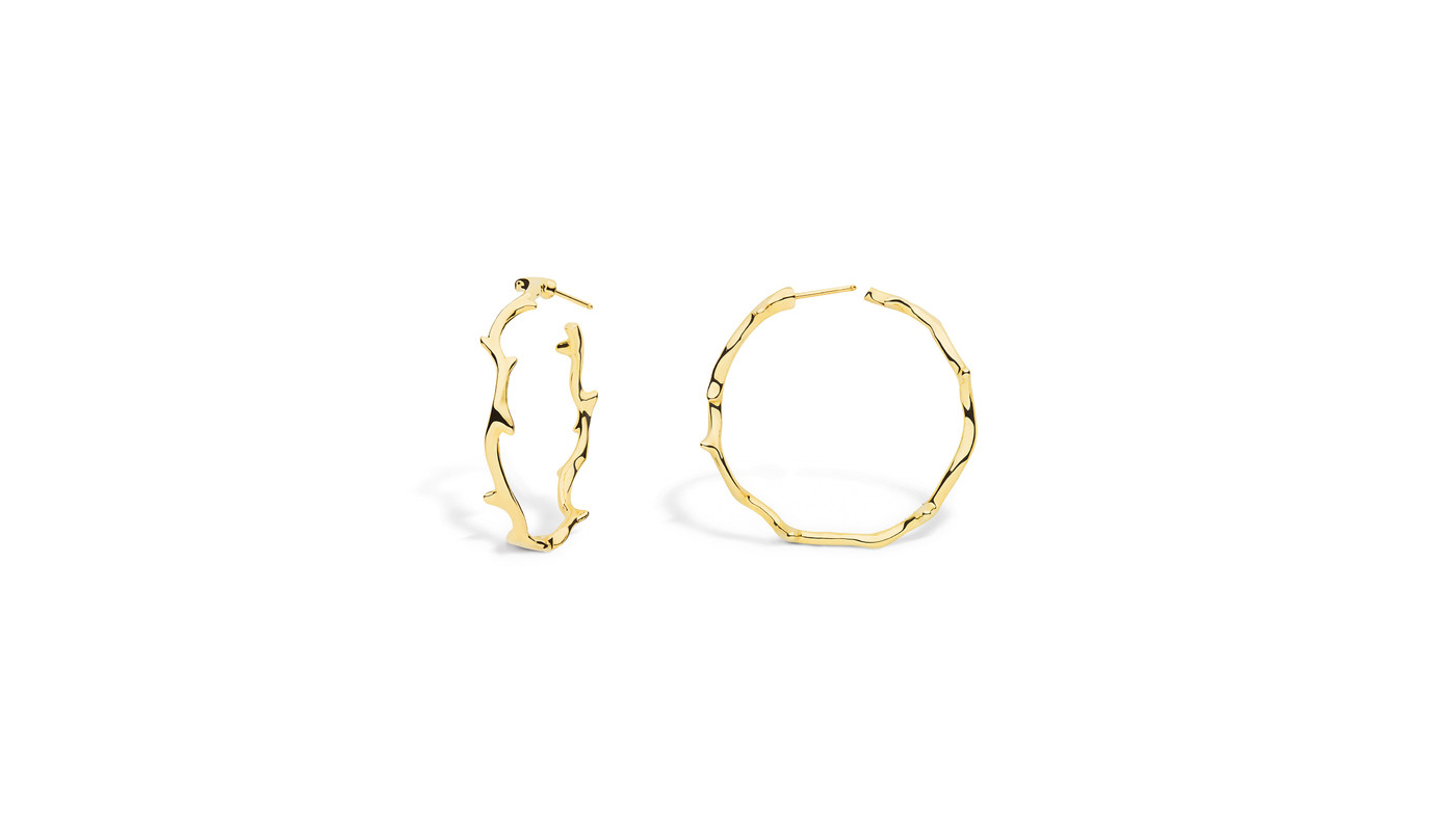  Dior Joaillerie 'Bois de Rose' earrings in yellow gold