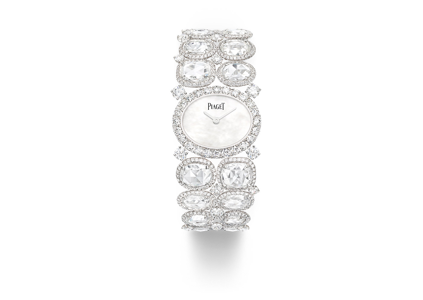  Piaget 'Mirror of Lights' watch from the 'Sunlight Escape' collection in rose cut diamonds