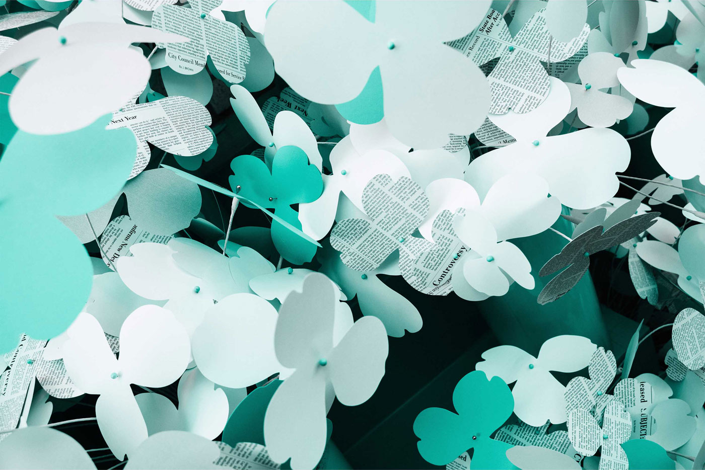 tiffany & co paper flowers