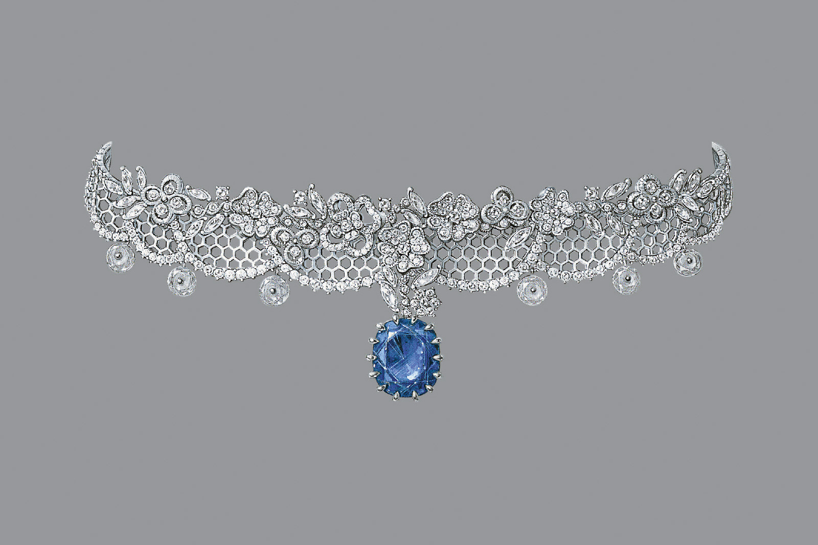 dior diamond choker