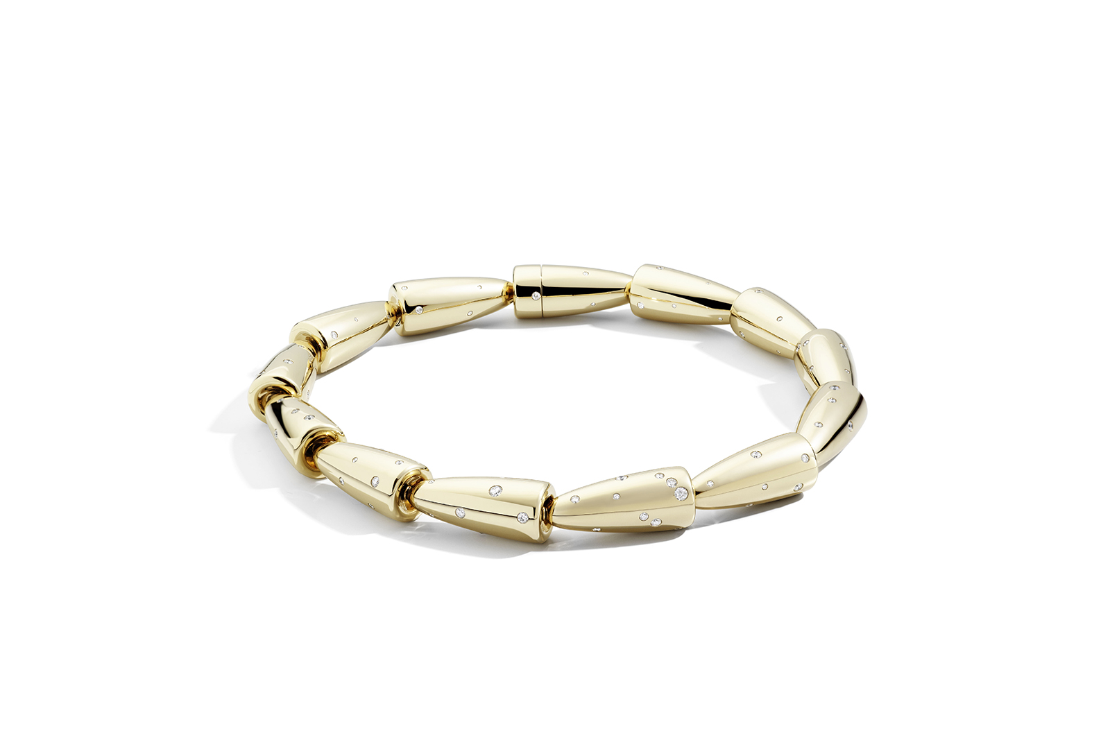  Vhernier 'Calla' necklace in rose gold and diamonds