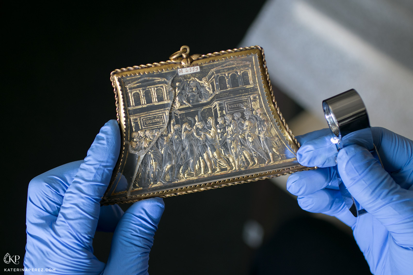 "Ecce homo" intaglio by Valerio Belli created in the 1st part of 16th century. From the collection of the National Library of France