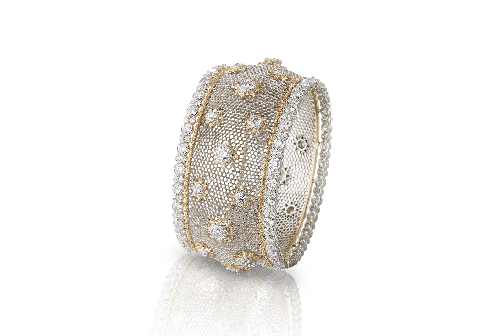  Buccellati ‘Volta Celeste’ bracelet with 16.81ct diamonds in yellow and white gold