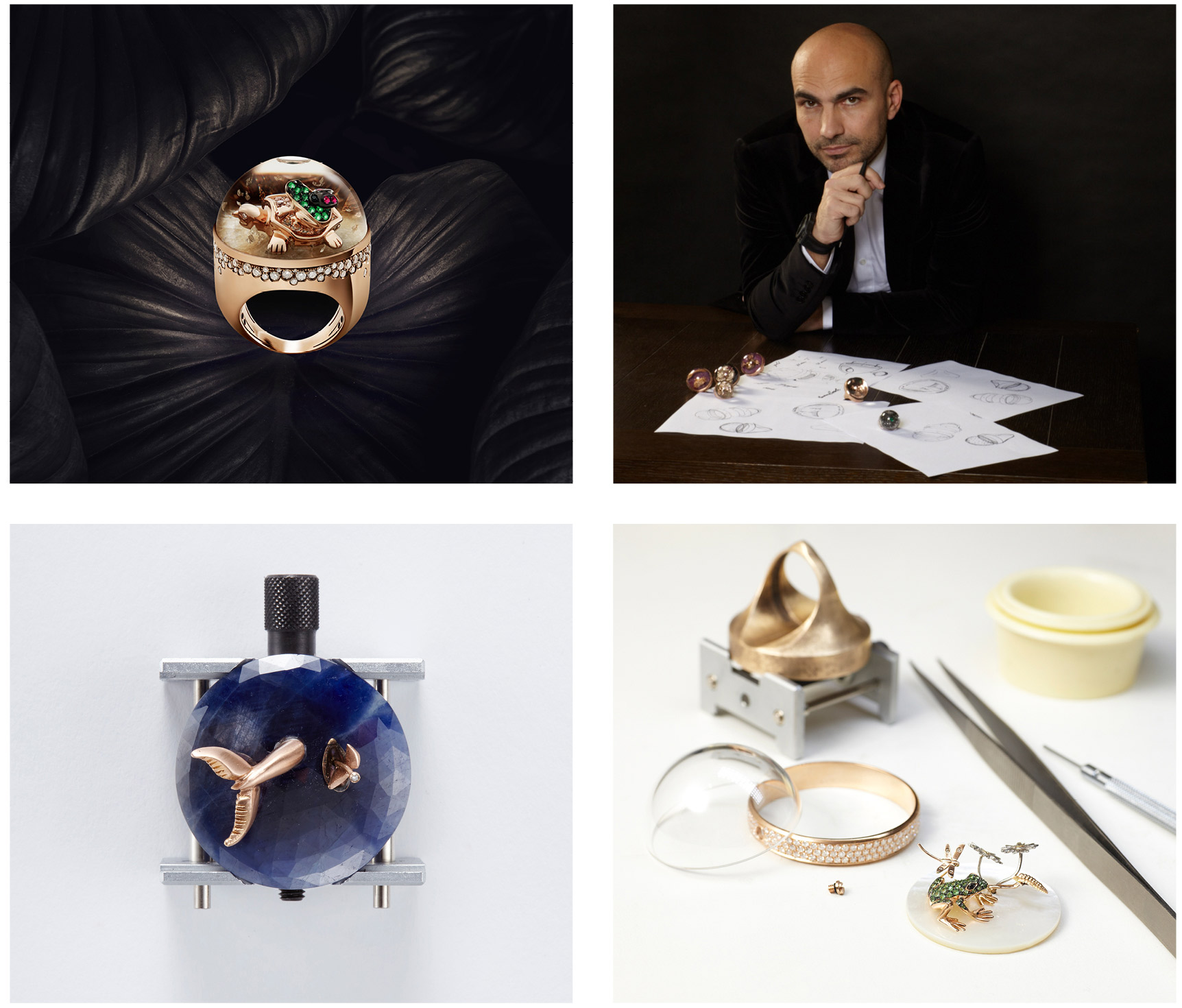 Ben Crocco of Dreamboule and a selection of his creations