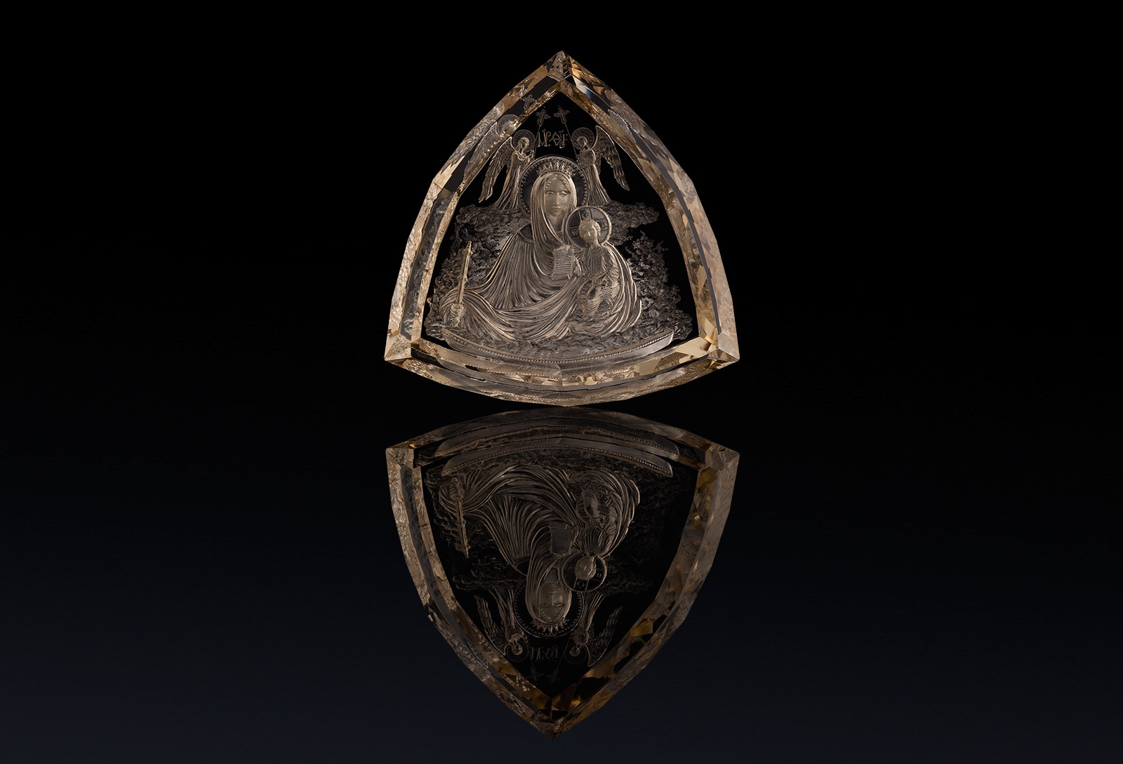  Argentov intaglio hand carved by Vladimir Popovitch