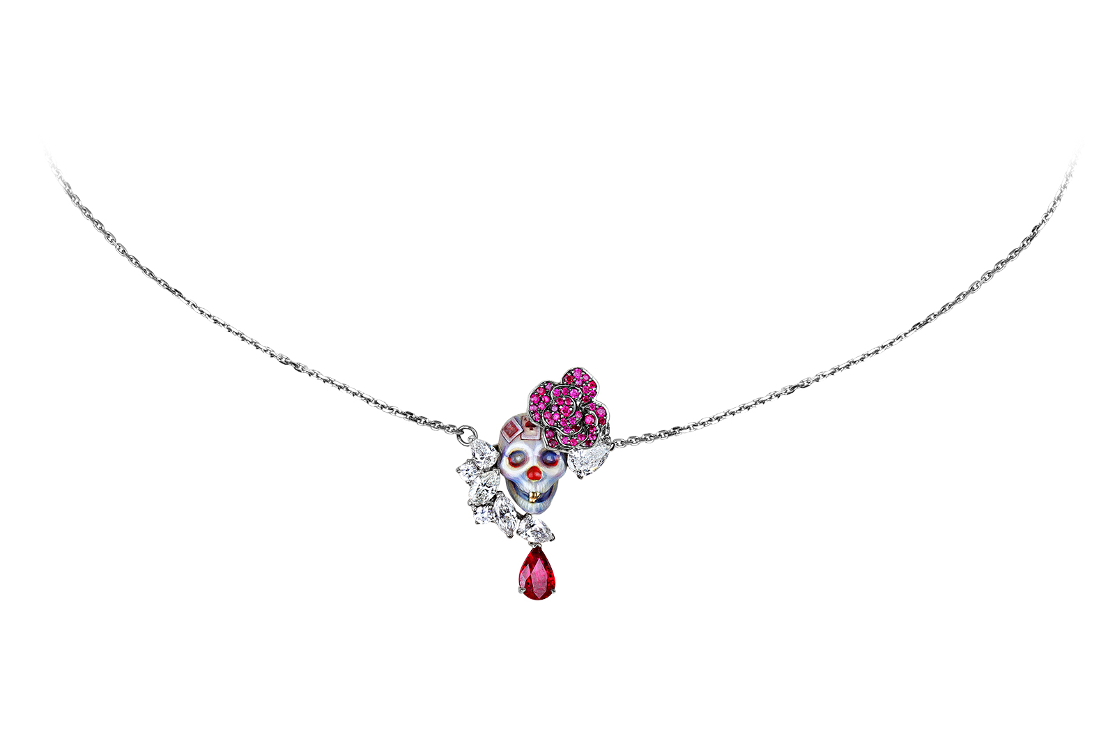  Liza Borzaya pendant with enamel, rubies and diamonds from Get Inked! collection 