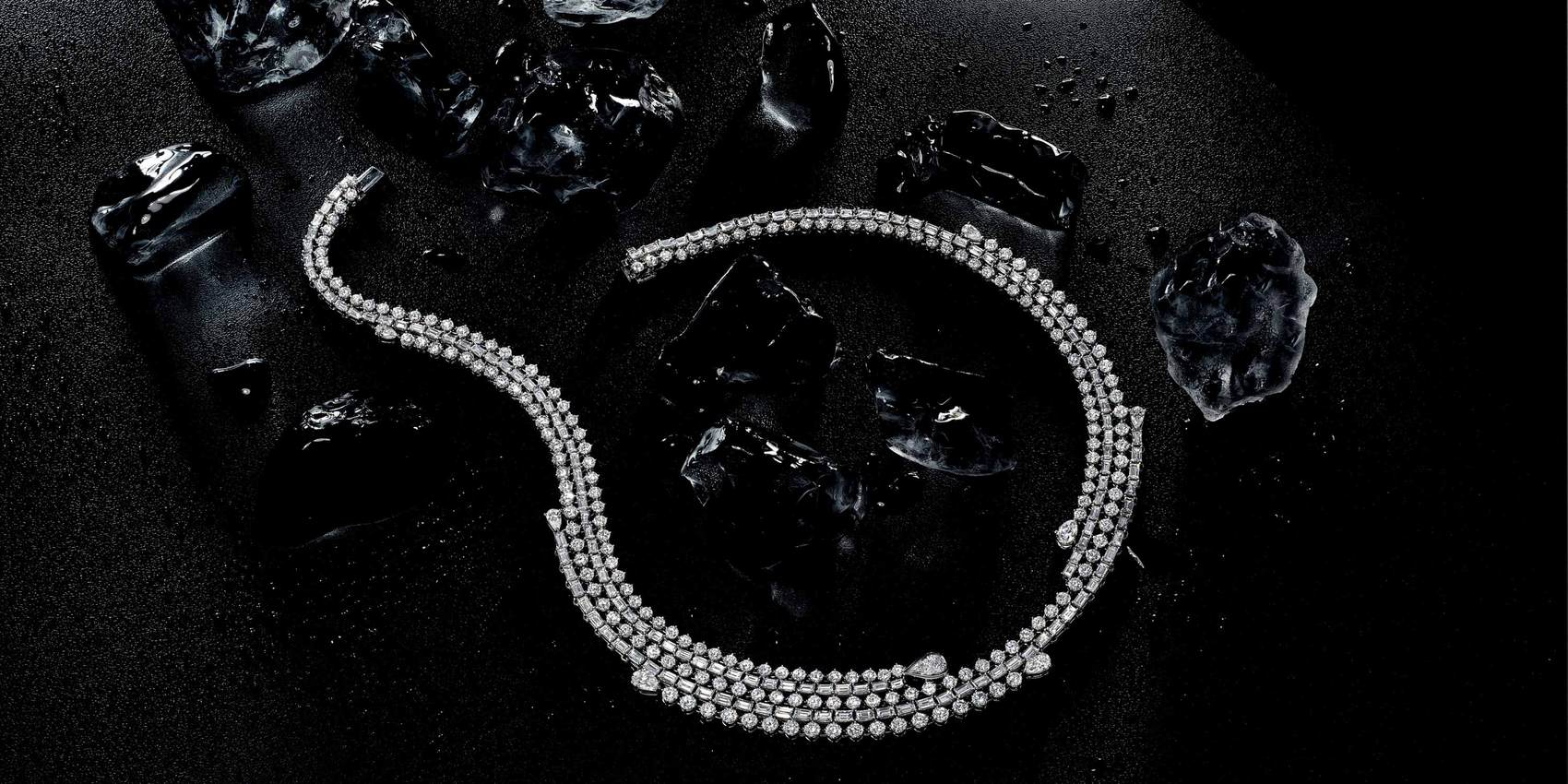 Storm diamond necklace from Iced Zeit collection by Stenzhorn