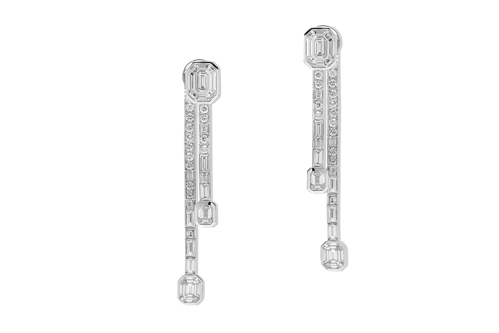  Diamond earrings from Iced Zeit collection by Stenzhorn