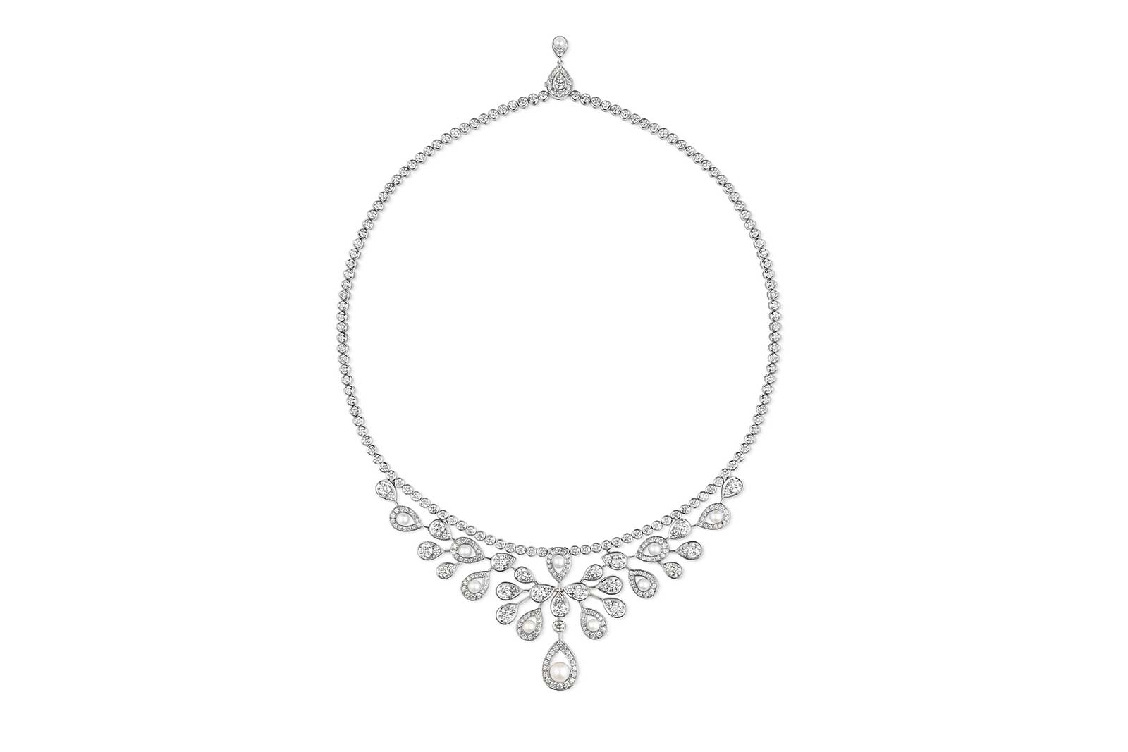  Chaumet 'Joséphine Aigrette Impériale' necklace with pearls and diamonds