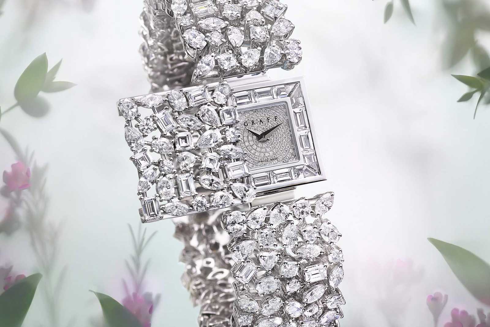 Graff ‘Diamond Secret’ watch fully set with 44.24ct diamonds in 18k white gold