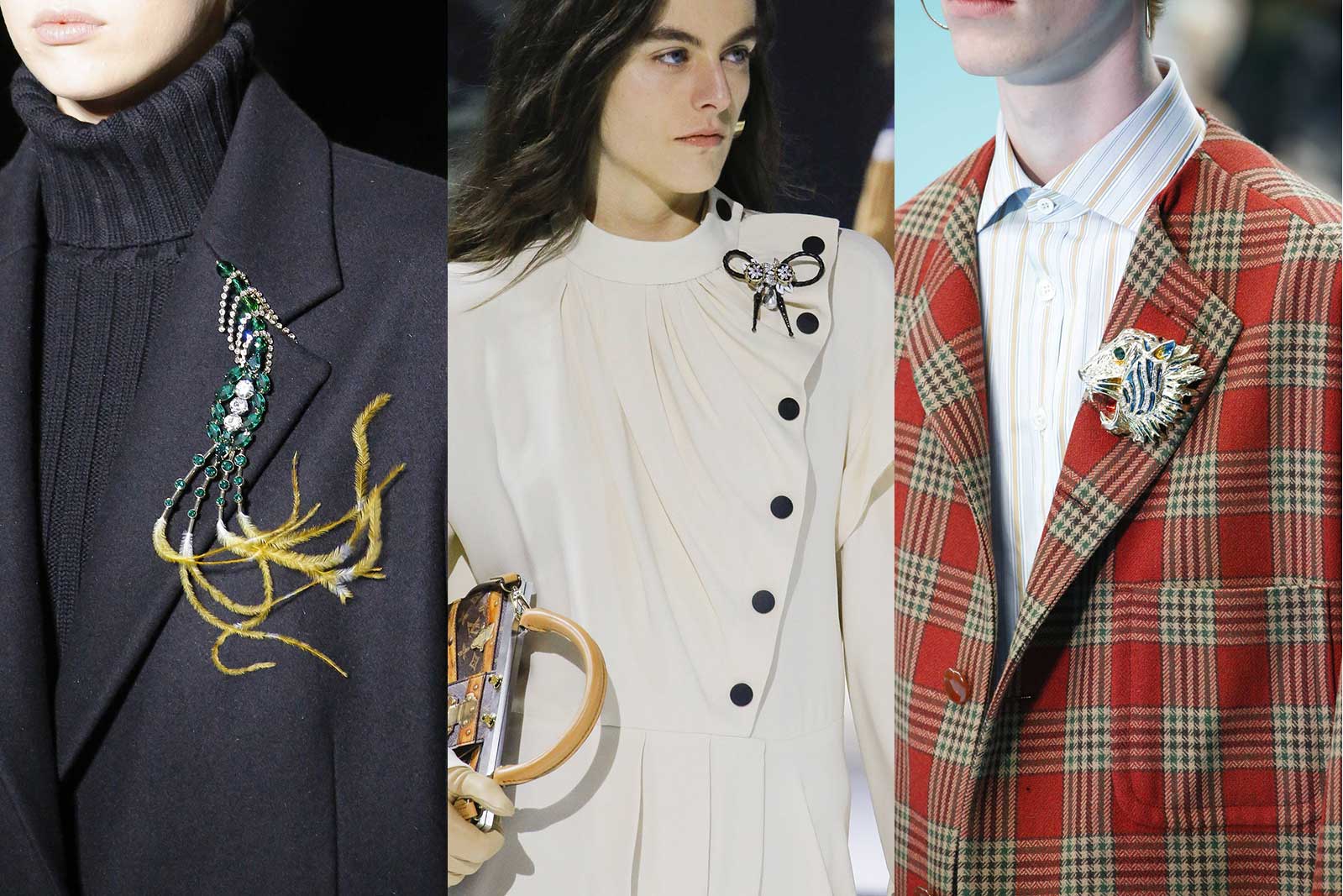 Louis Vuitton, Dries van Noten and Gucci A/W 2018 catwalks
