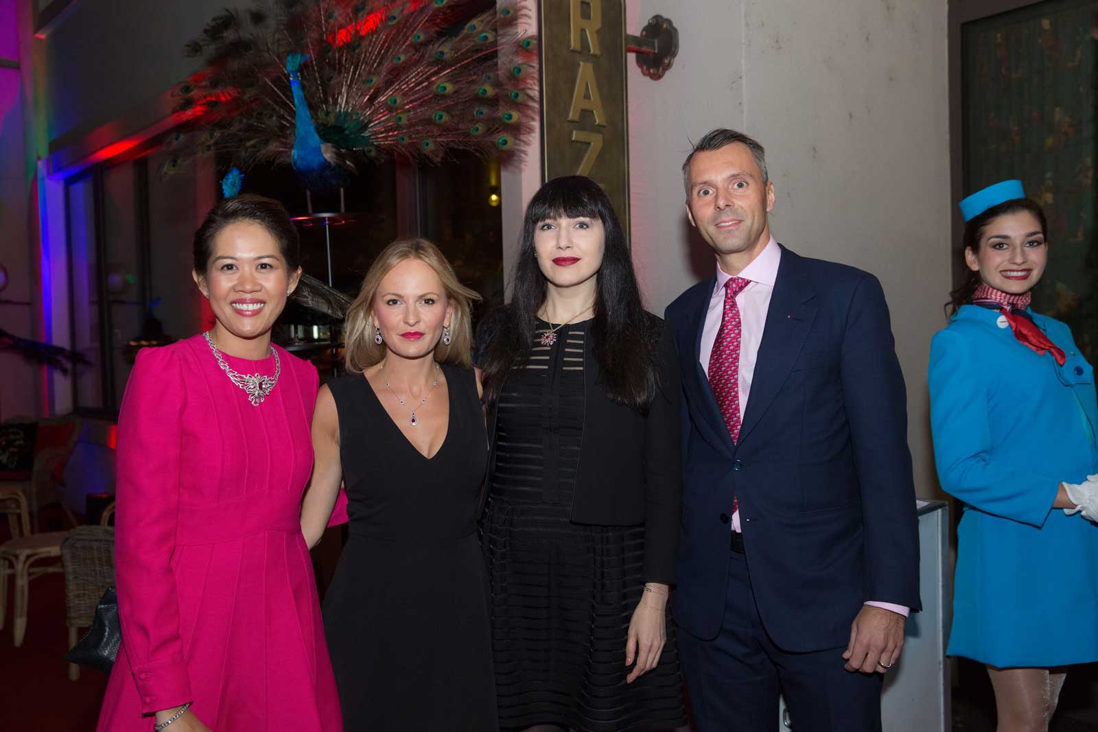 Katerina Perez with Rafael Gübelin, Nel-Olivia Waga and Wilvy Sy Gübelin