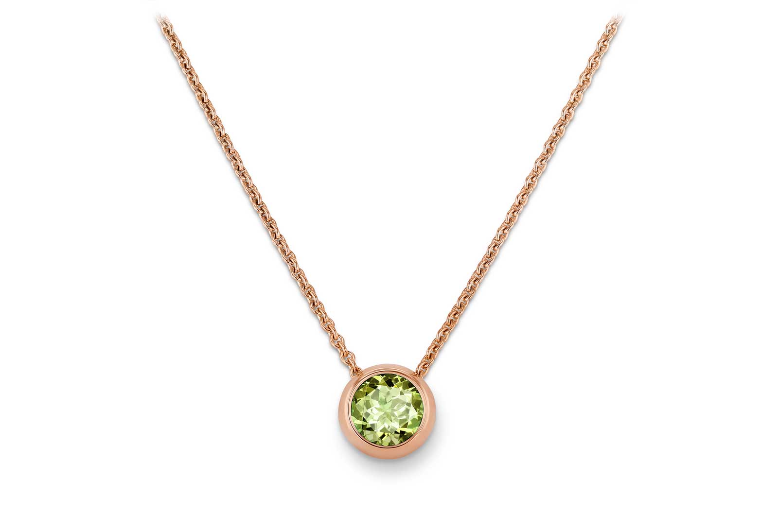  Gübelin 'Sparks of Fire' necklace with green tourmaline
