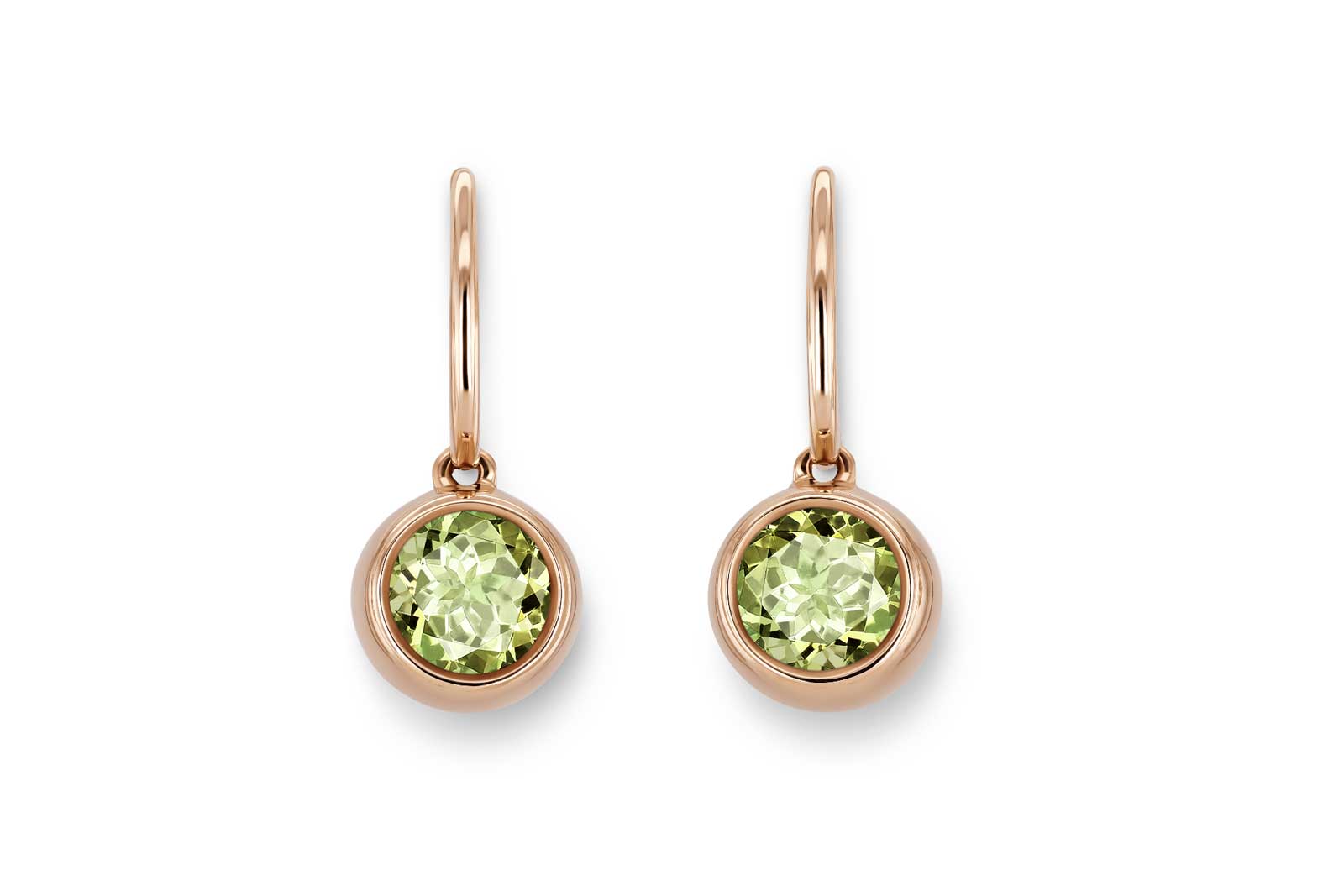 Gübelin 'Sparks of Fire' earrings with green tourmaline