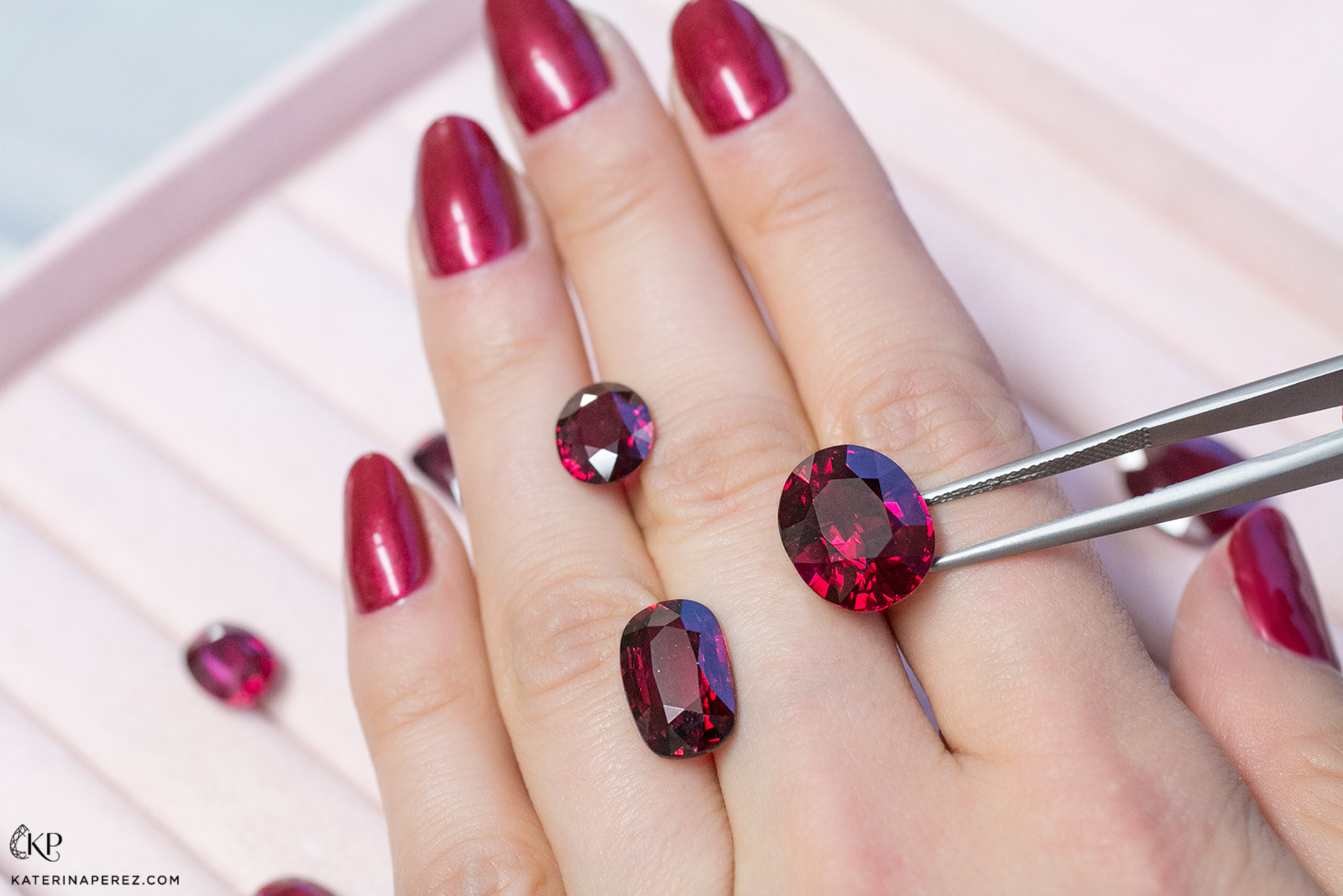 Haruni Fine Gems ruby selection