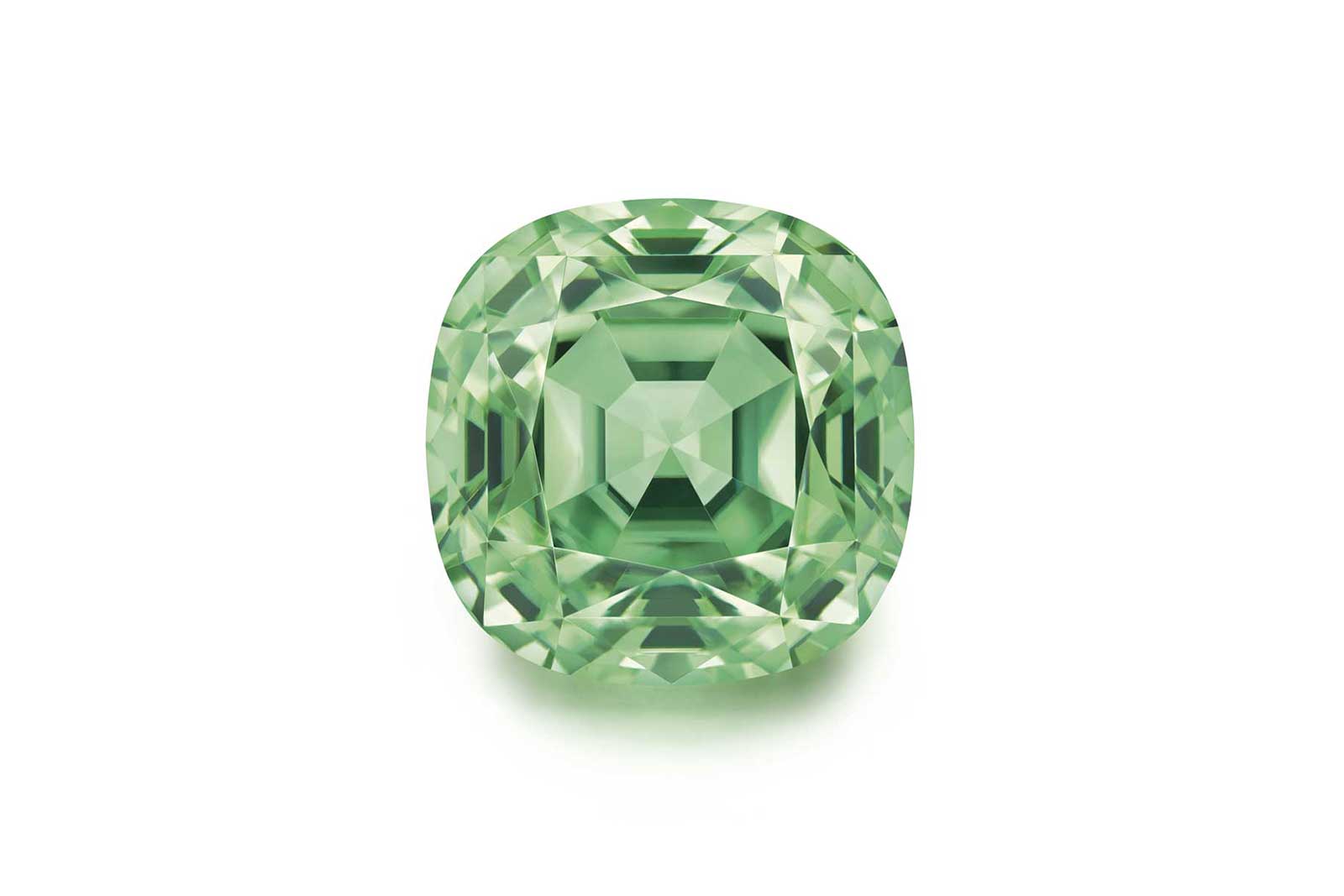  Harry Winston 'Winston Candy' 19.67ct cushion cut green tourmaline