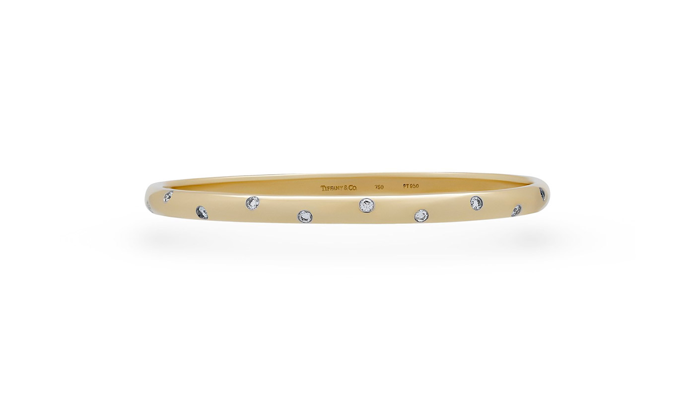  Tiffany & Co. 18K Yellow Gold Etolli Diamond Bracelet