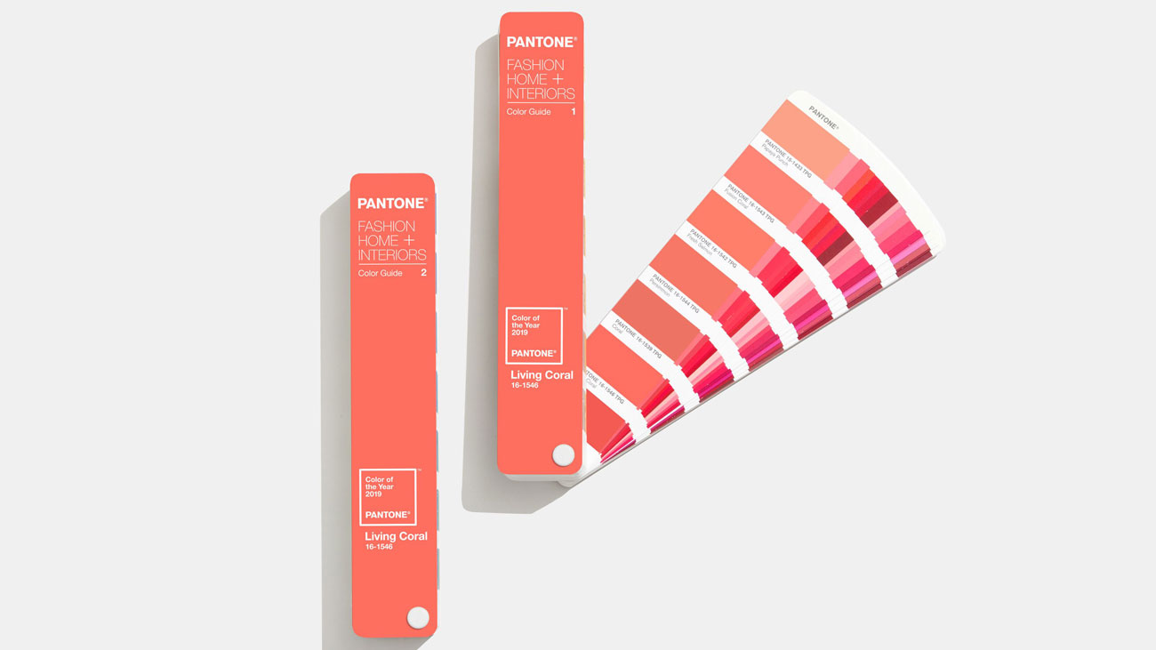 Living Coral colour by Pantone