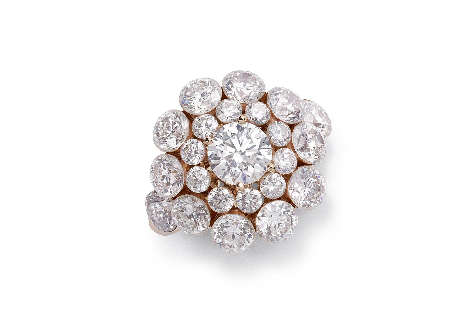  Chopard 'Magical Setting' ring  with diamonds in 18k rose gold