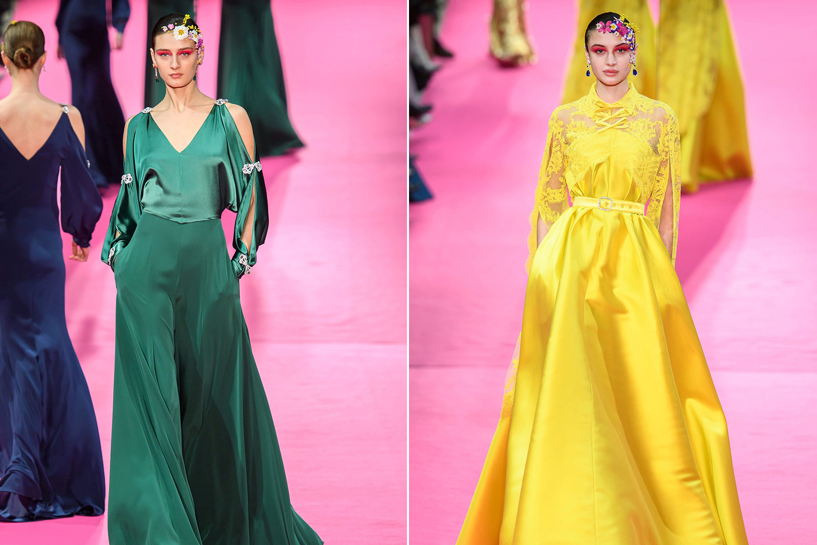  Reza jewellery on the catwalk at the Alexis Mabille  Spring ’19 Couture show 