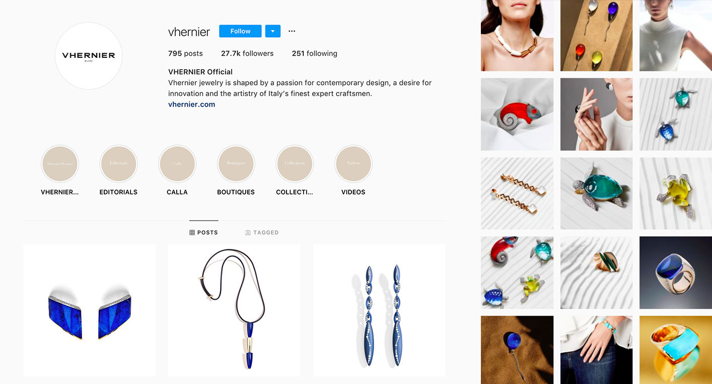 Vhernier Instagram