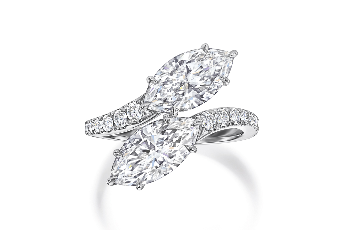 Unique diamond engagement rings by Harry Winston