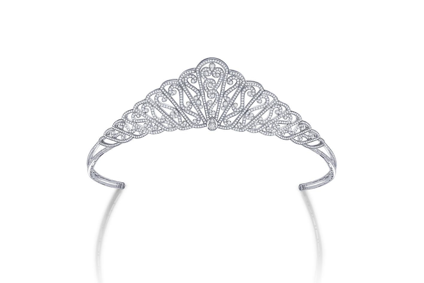  House of Garrard 'Alice' tiara with diamonds in white gold