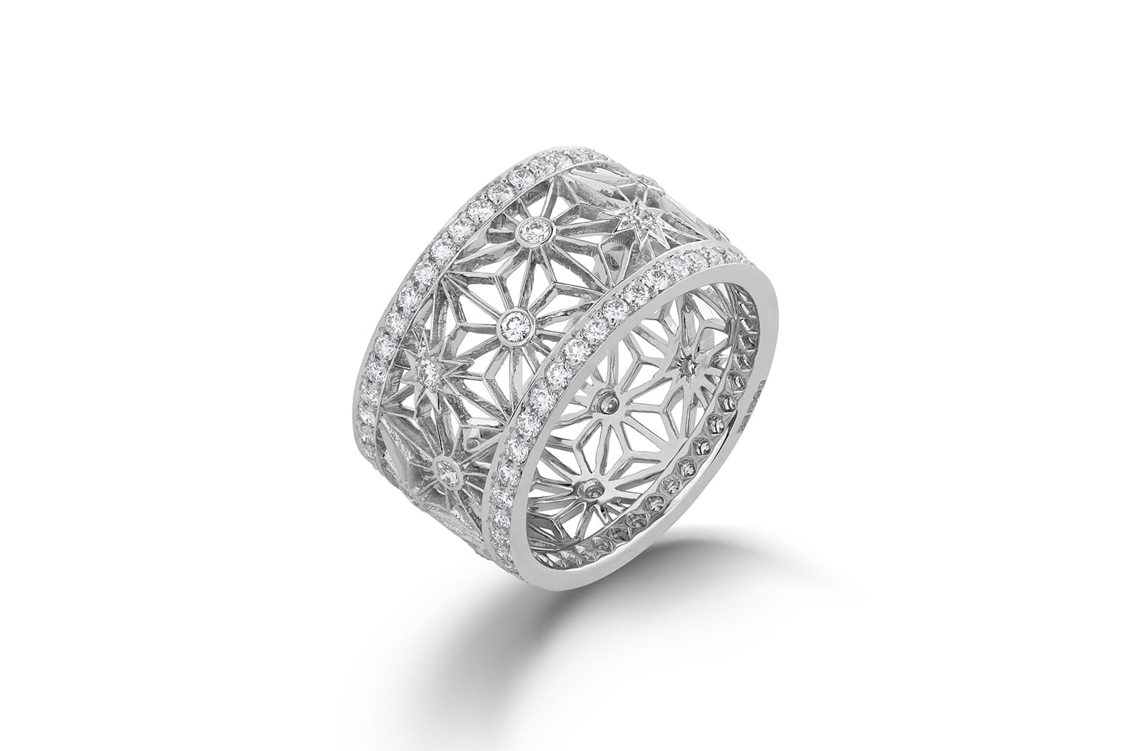  Filigree ring with diamonds from Muse collection by Garrard