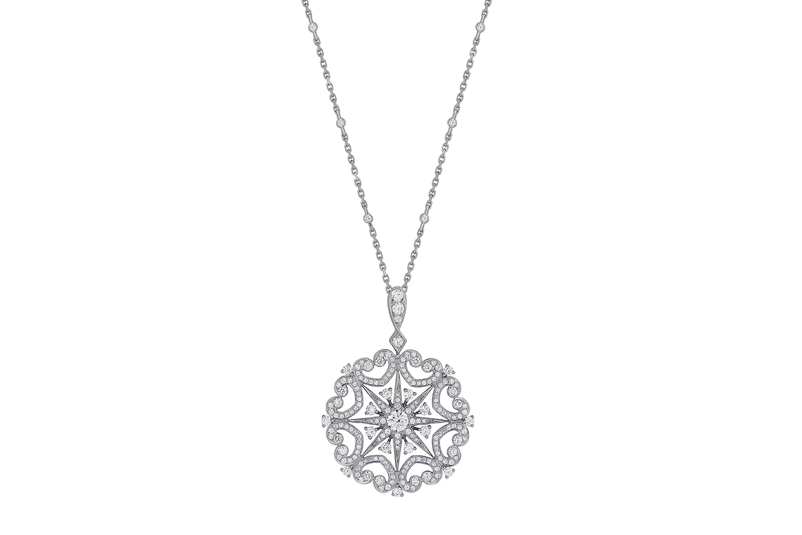  Starlight pendant with diamonds from Muse collection by Garrard 