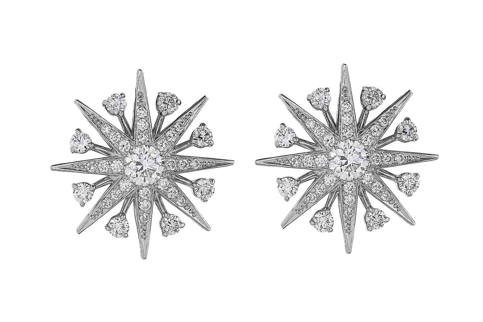  Starlight diamond studs from Muse collection by Garrard 