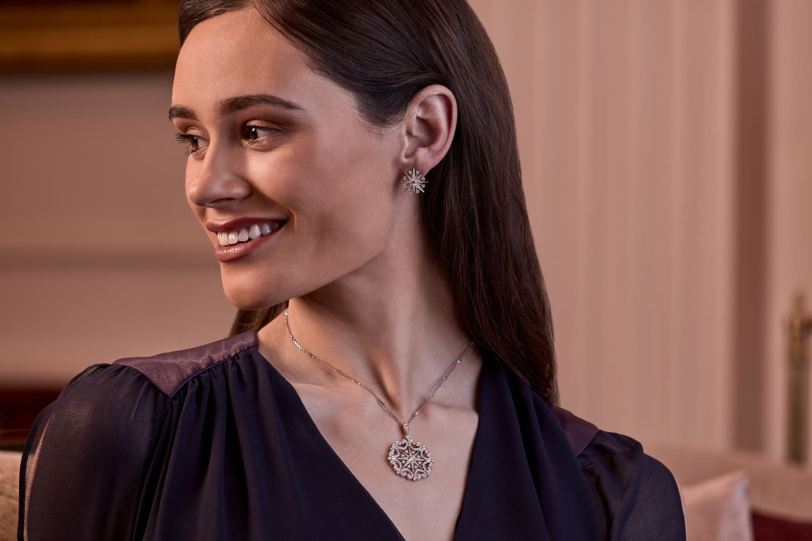 Starlight earrings with yellow sapphires and diamonds from Muse collection by Garrard 