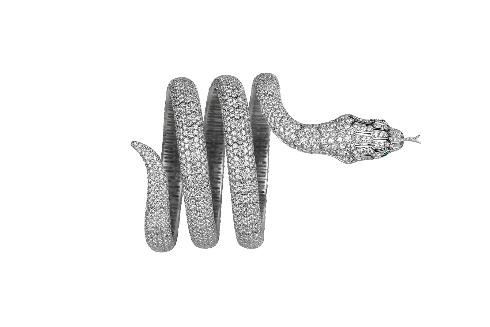 Boucheron 'Adam' bracelet with diamonds in white gold