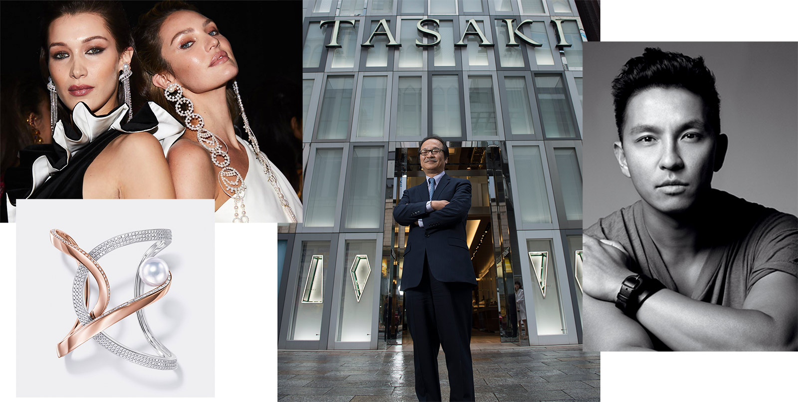 Украшения TASAKI / Директор TASAKI и CEO Toshikazu Tajima / Креативный директор TASAKI Prabal Gurung