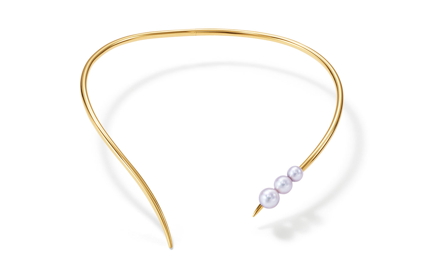  TASAKI 'Moulin' choker with Akoya pearls in 18k yellow gold