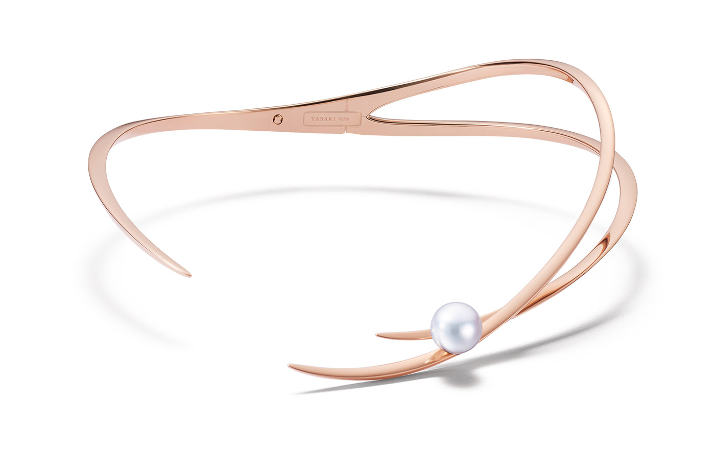  TASAKI 'Buoy' choker with South Sea pearl in SAKURAGOLD(TM)