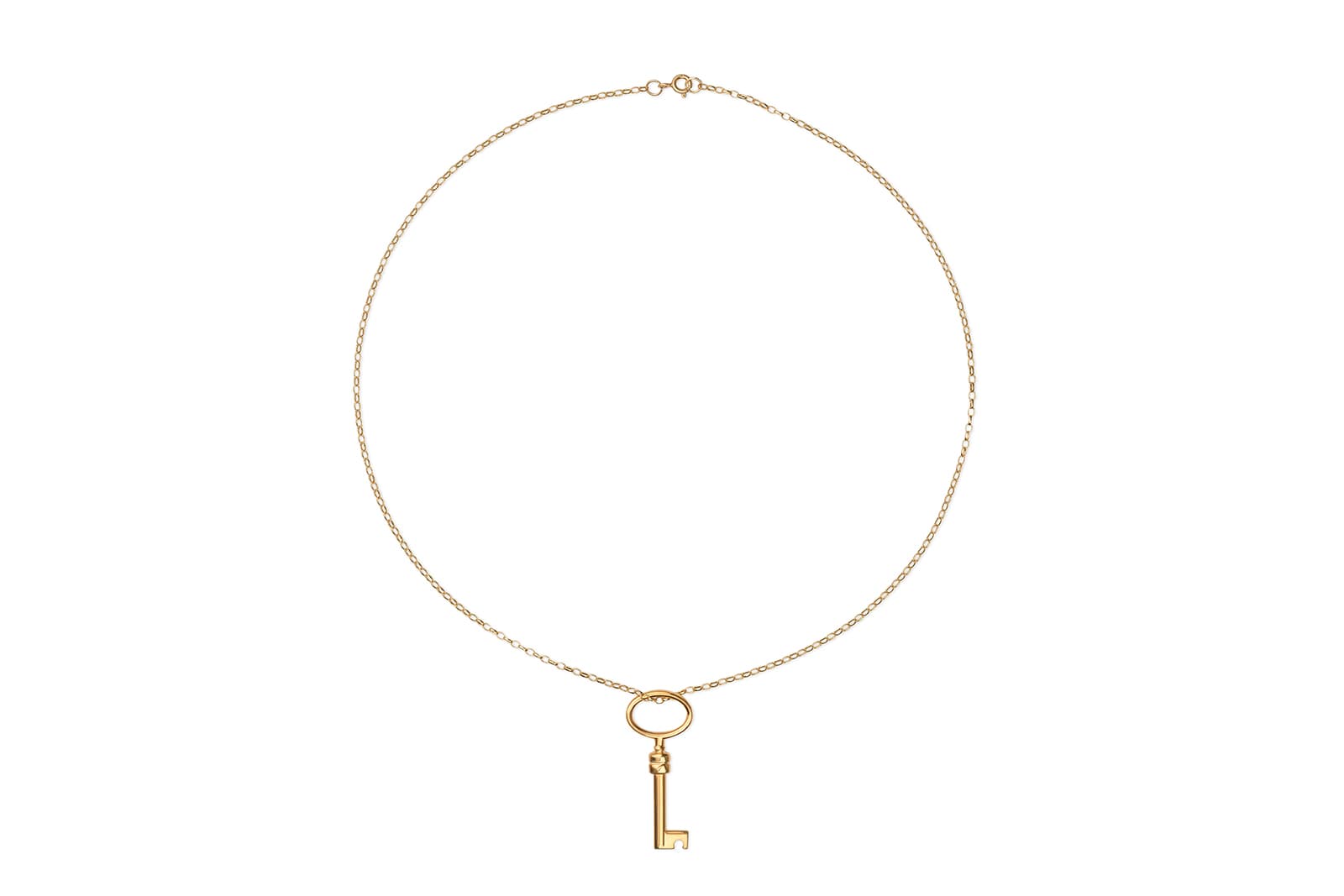  Tessa Packard 'For Will' pendant necklace in 18k yellow gold vermeil 