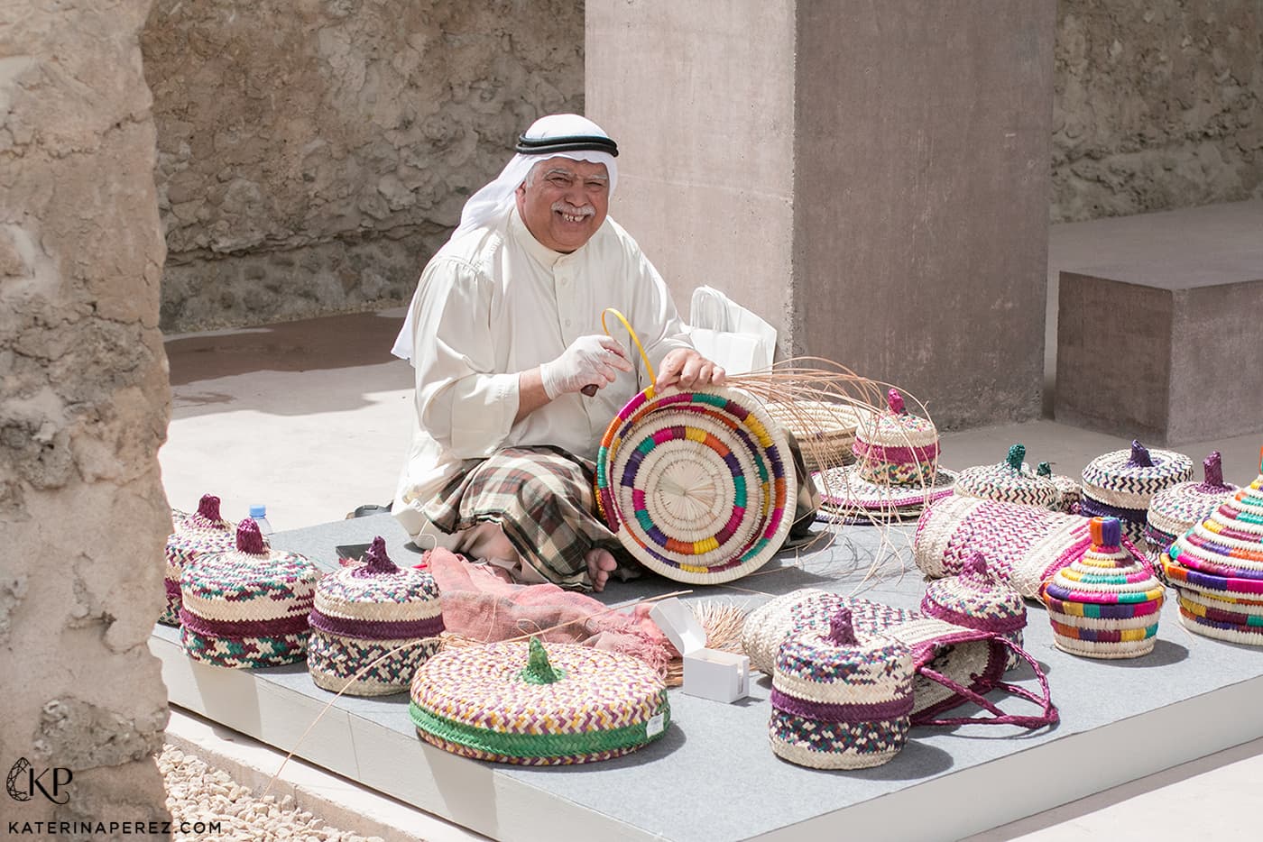  Basket weaving - local handicraft of Bahrain