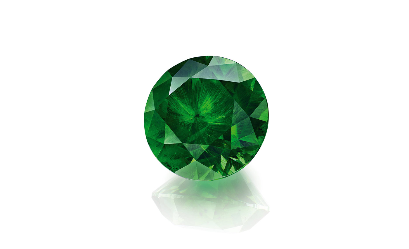 Constantin Wild demantoid garnet