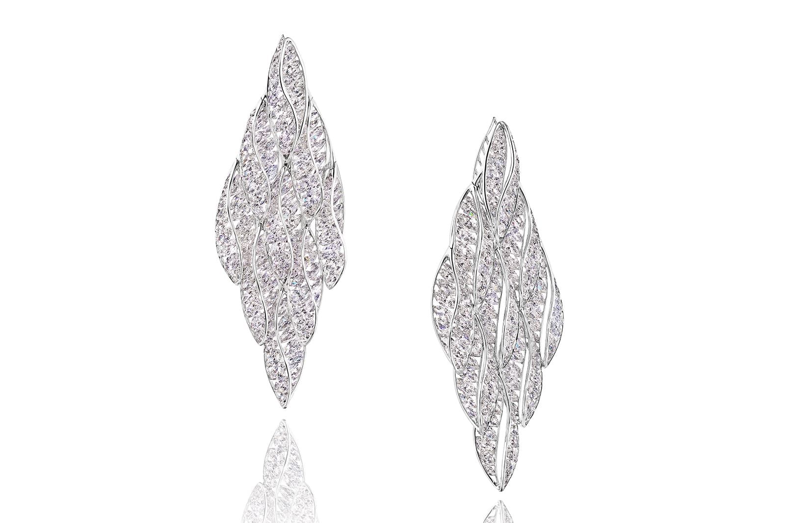  FORMS jewellery helix design earrings with diamonds 