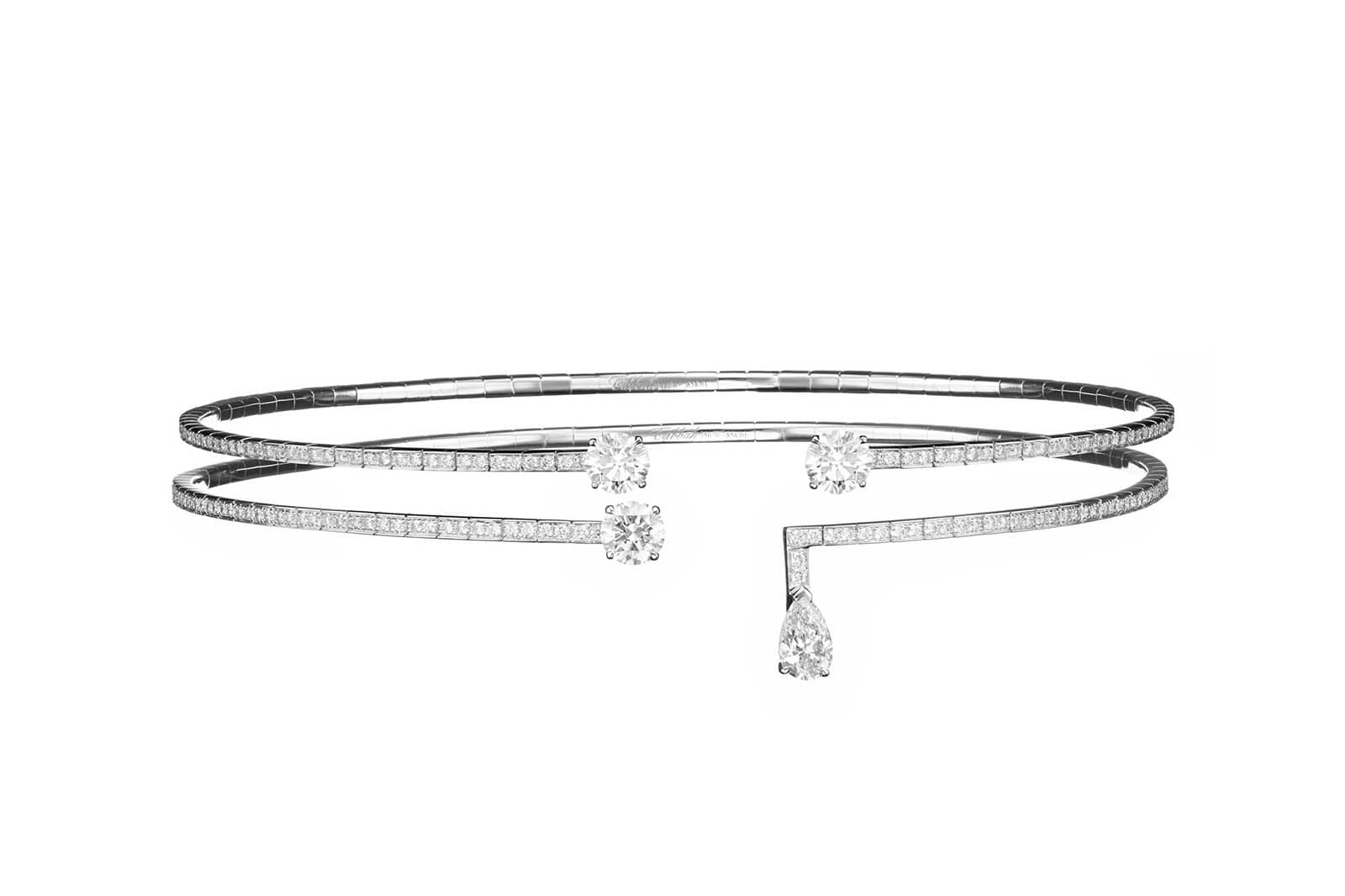 Maison Tabbah 'Modernist' choker from 'New Looks' collection with diamonds in gold