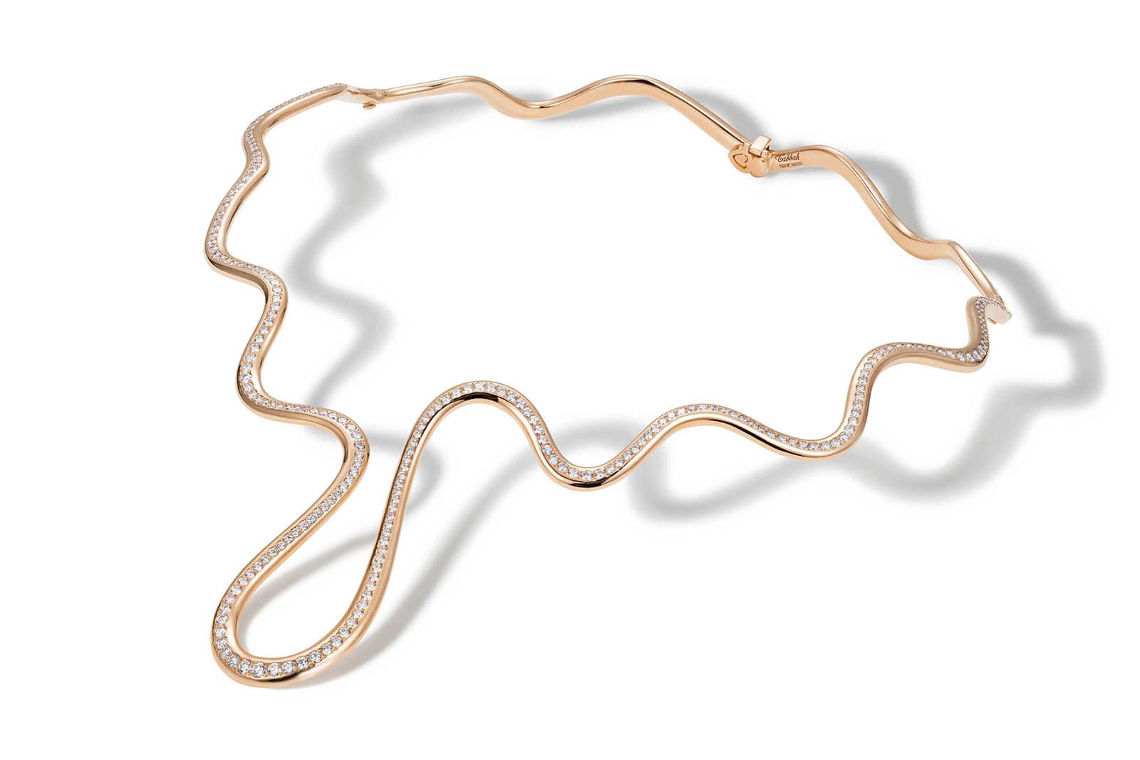 Maison Tabbah 'Aquatica' necklace with diamonds in gold