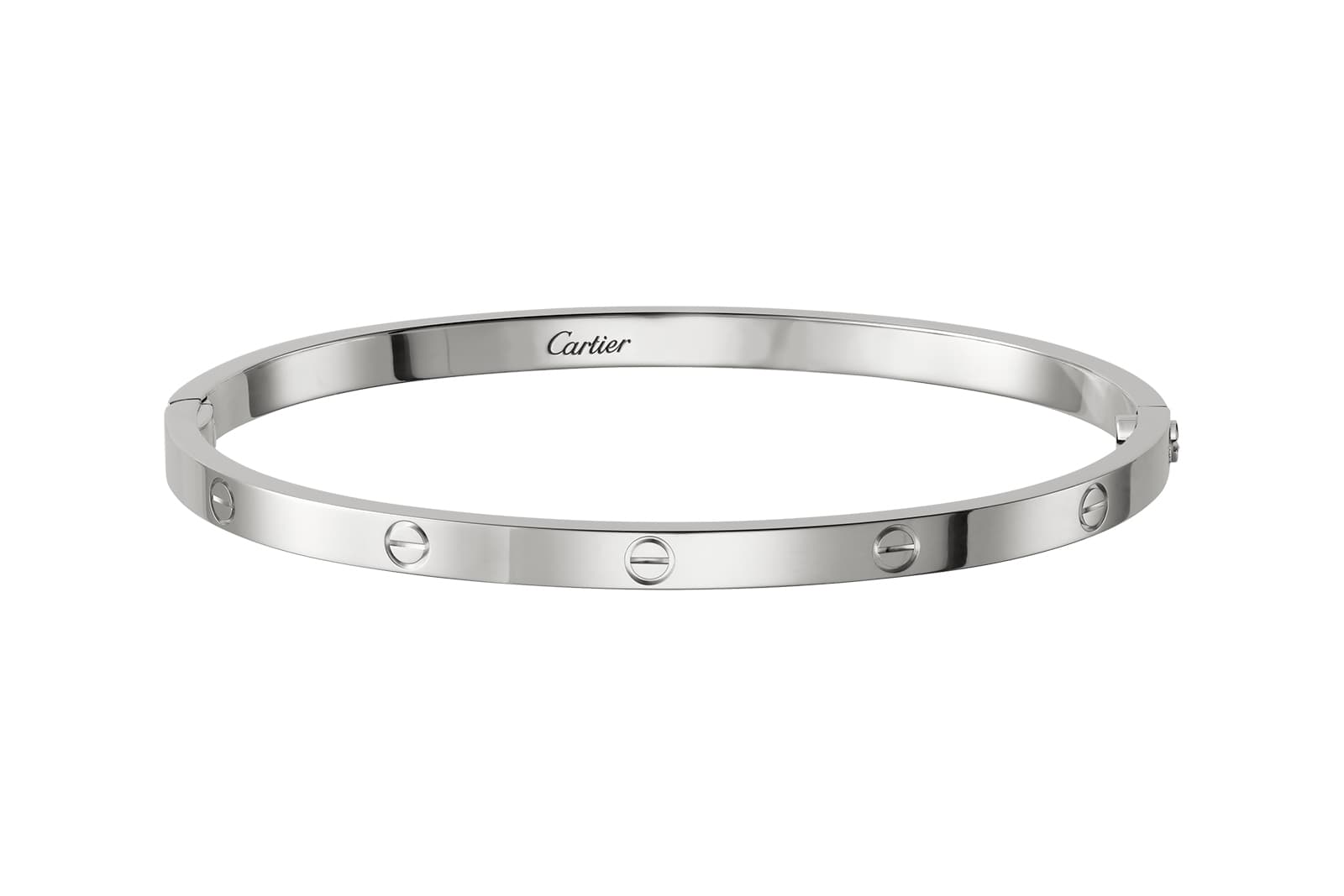  Cartier 'Love' bangle in white gold