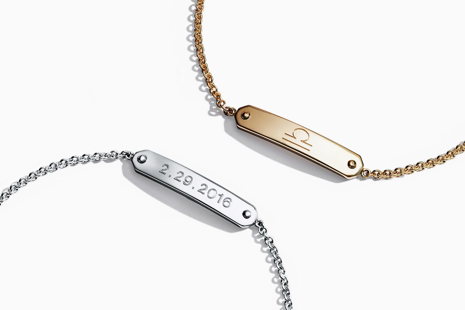 Tiffany & Co Bracelet with Personalized Hand Engraved Monograms | A Glad  Diary
