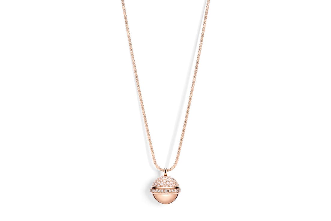  Piaget 'Possession' collection pendant with diamonds in rose gold