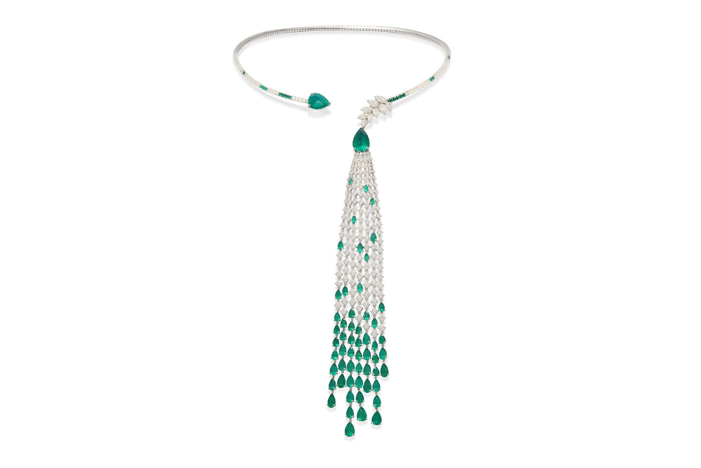  Winner: Gismondi 1754 necklace with emeralds and diamonds in white gold