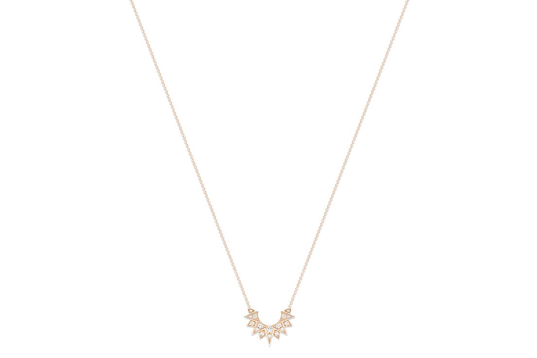  Piaget 'Sunlight' collection necklace with diamonds in yellow gold